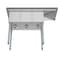 Koolmore 3 Compartment Stainless Steel Commercial Kitchen Sink with Drainboard - Bowl Size 10" x 14" x 10" SC101410-12R3 - alternate 7
